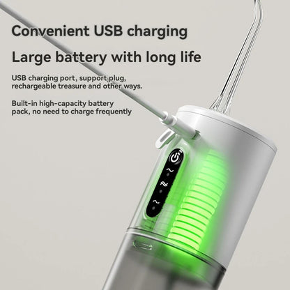 Portable Rechargeable Water Flosser - 3 Modes, 280ml Capacity, USB Charging