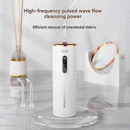 Portable Rechargeable Water Flosser - 3 Modes, 280ml Capacity, USB Charging