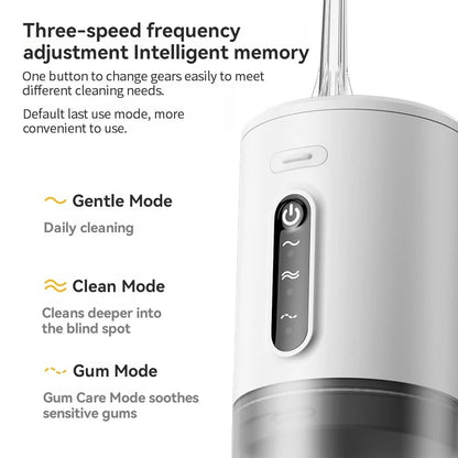 Portable Rechargeable Water Flosser - 3 Modes, 280ml Capacity, USB Charging