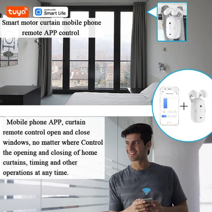 Switf Smart Wifi Curtain Robot (with gateway),  APP Remote Control,Voice Control，Single/Double Opening
